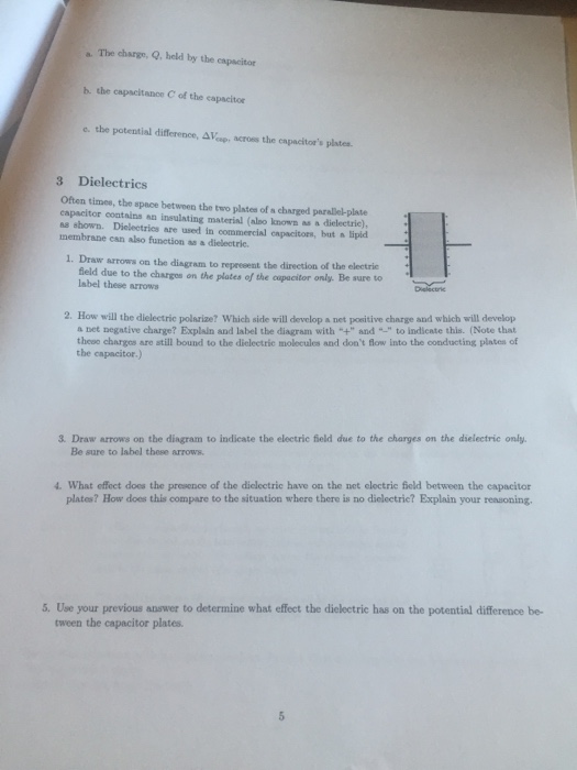 Solved Capacitors and Capacitor Curcuits worksheet, help!