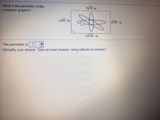 Solved What Is The Perimeter Of The Computer Graphic The Chegg solved-what-is-the-perimeter-of-the-computer-graphic-the-chegg