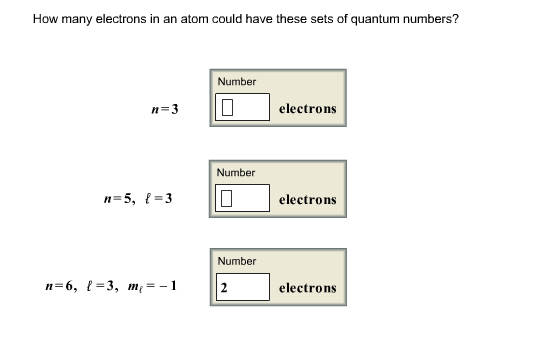 number of electrons in n 5