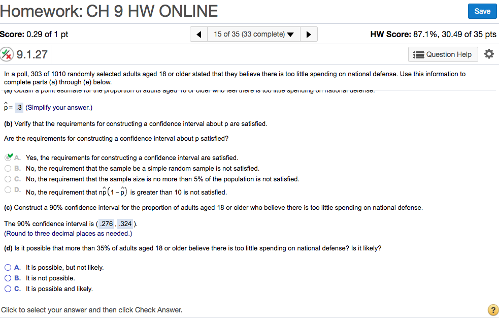 unit 9 probability and statistics answer key homework 7