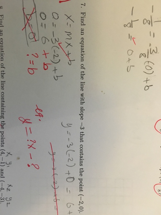 equation of line is 3x 4y 10 0 its slope is