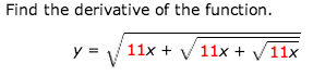 derivative of sqrt x 11