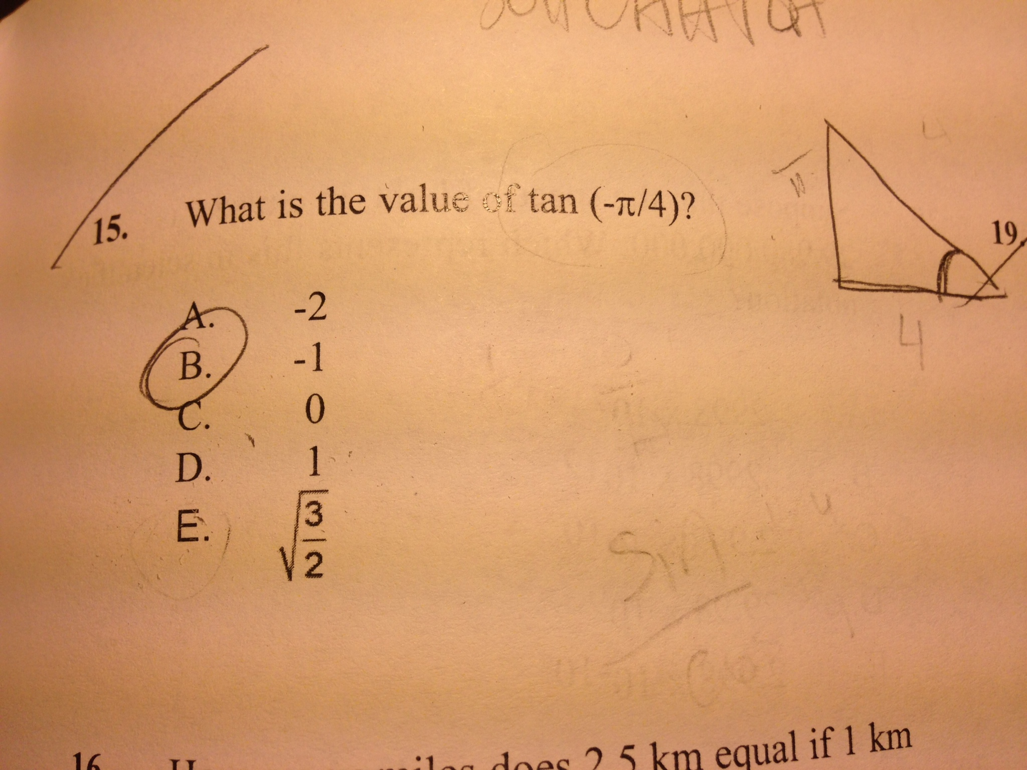 Solved What is the value of x in the expression shown below