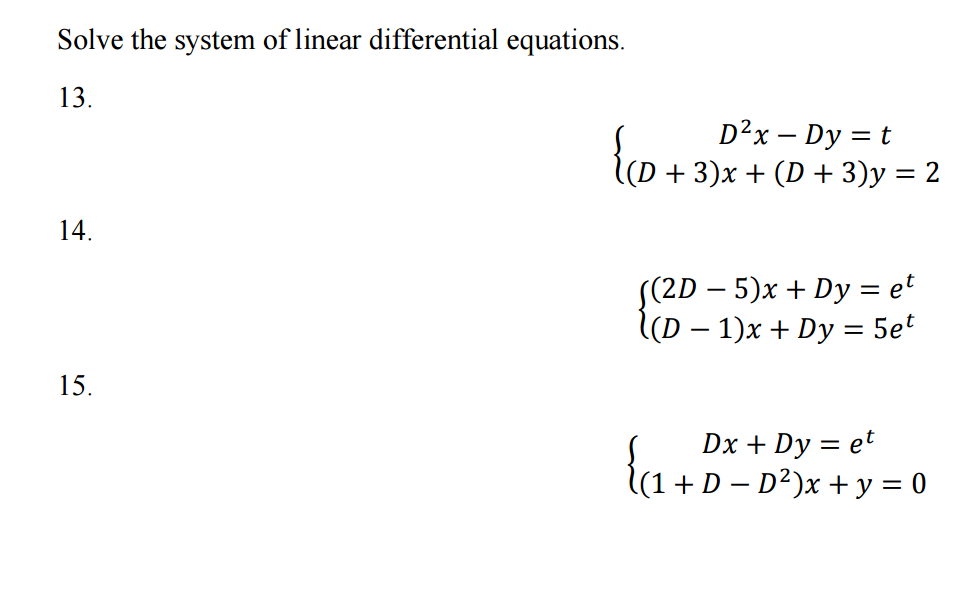 differential equation systems turning points