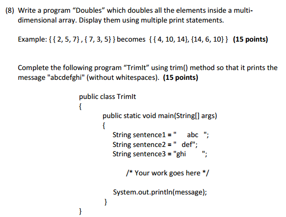 Solved Write a program 