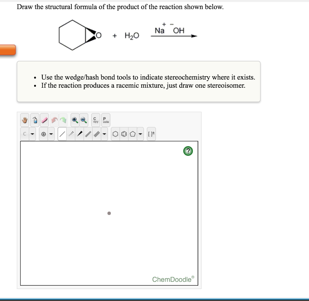 Solved Draw structural formulas for the products of the | Chegg.com