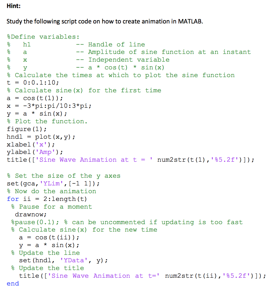 You will design a game interface in a MATLAB program | Chegg.com