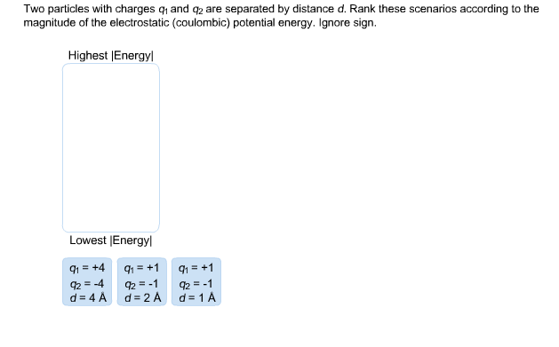 Solved Two Particles With Charges Q1 And Q2 Are Separated By | Chegg.com