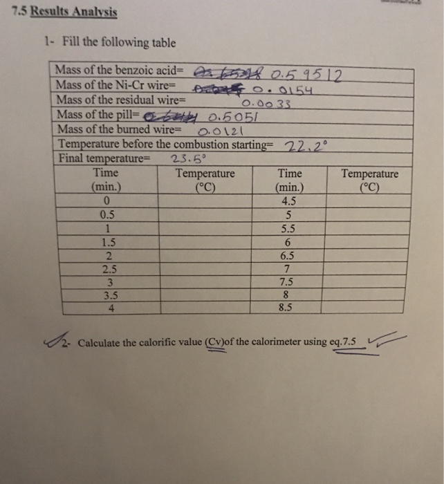 Solved Experiment 7 BOMB CALORIMETER 7.1 Aim. To determine