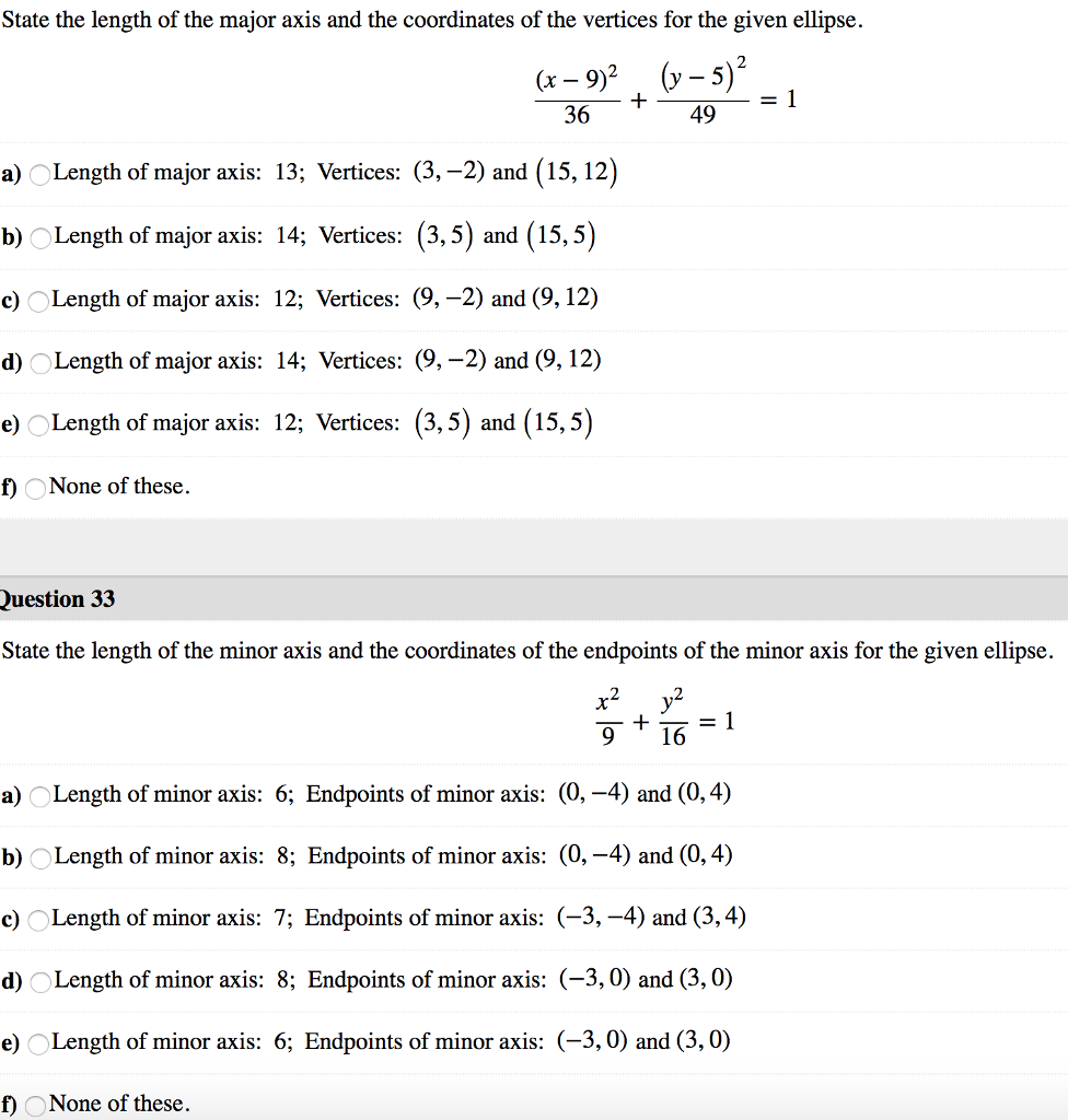 solved-state-the-length-of-the-major-axis-and-the-chegg