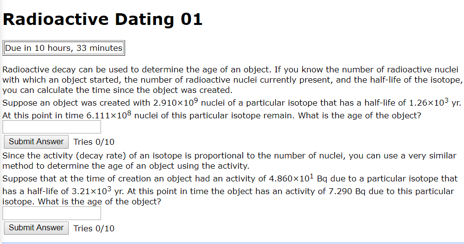 Radiometric Dating