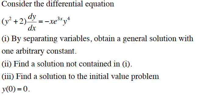 Solved The challenge of differential equations QUESTION 1 | Chegg.com