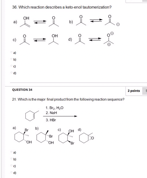 solved-36-which-reaction-describes-a-keto-enol-chegg