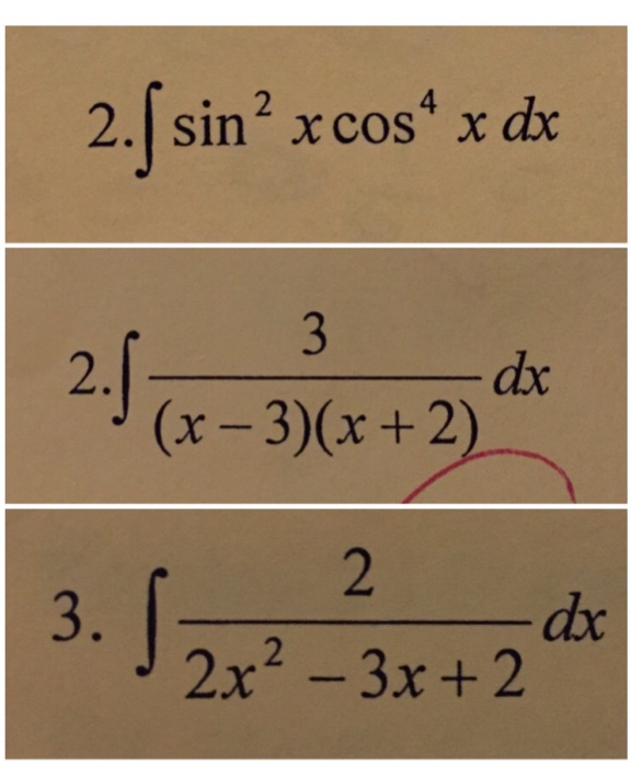 ∫ x 2 sin 4x dx