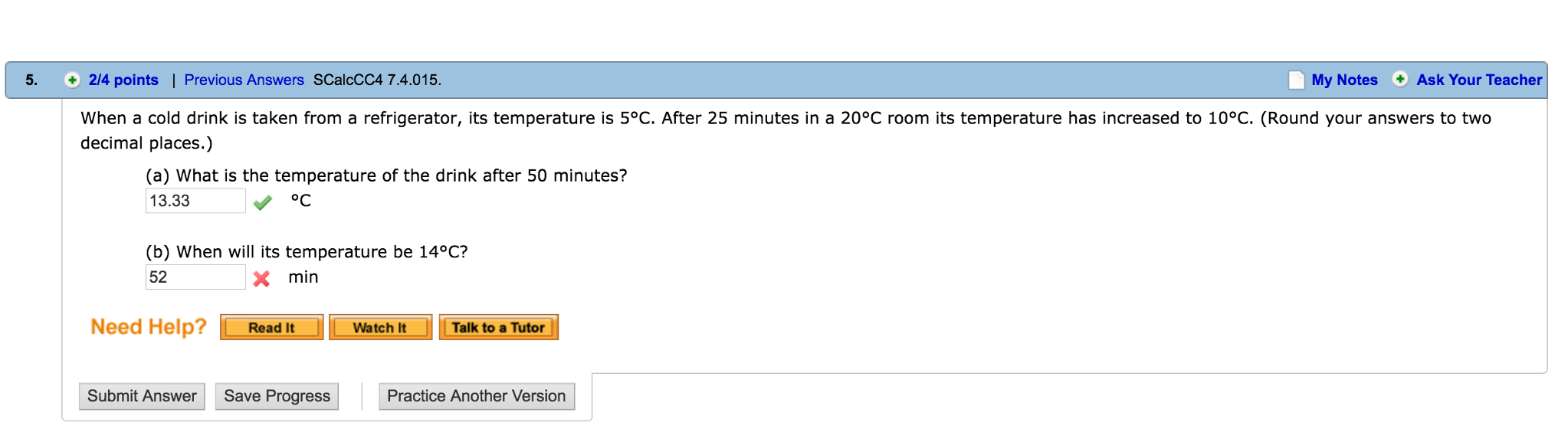 Solved When a cold drink is taken from a refrigerator, its