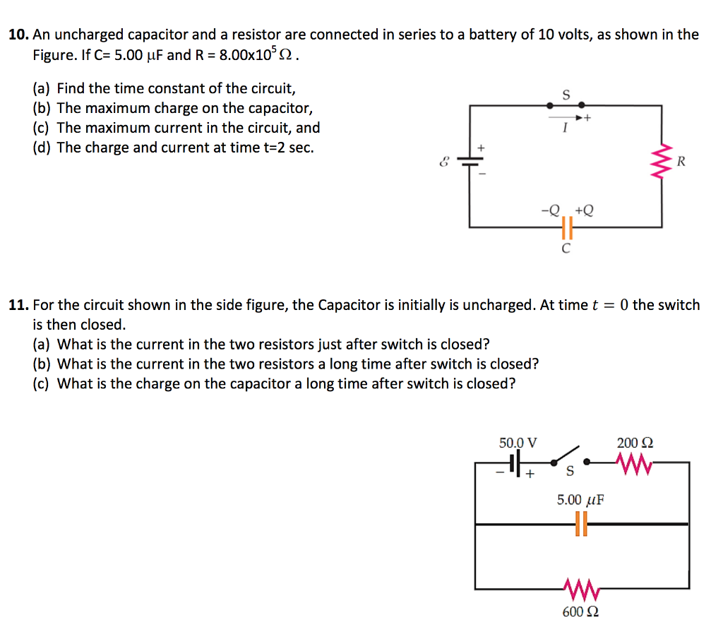 Resistor Capacitor In Series