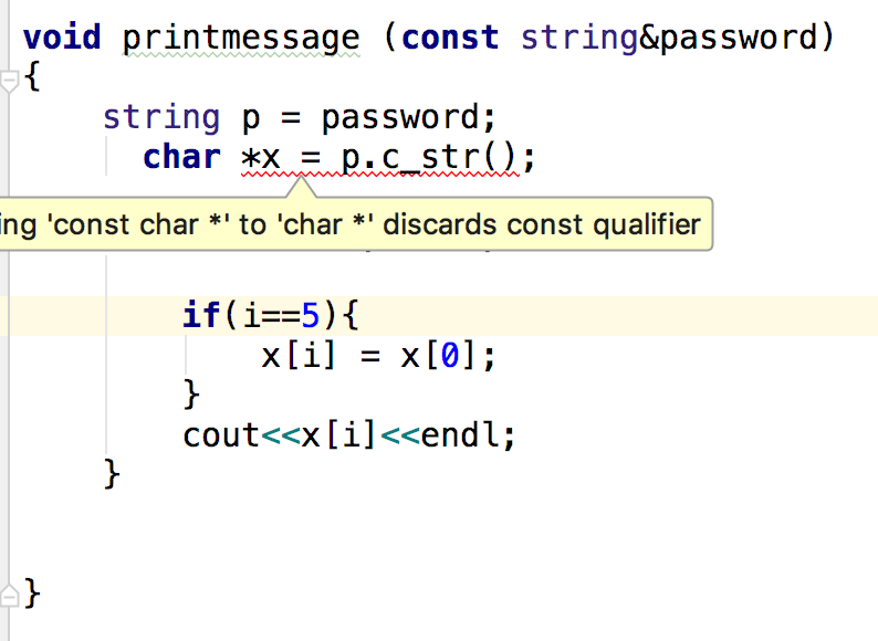 convert string to char