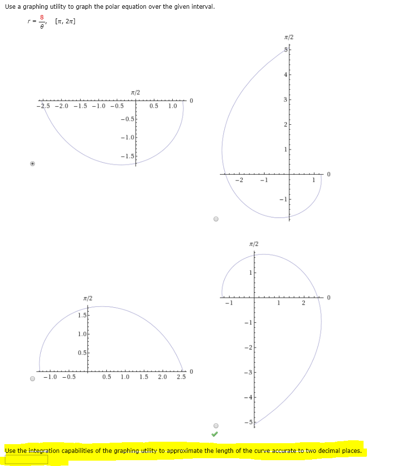 Solved Use a graphing utility to graph the polar equation | Chegg.com