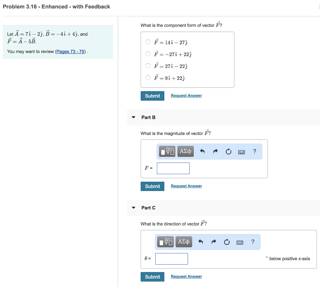 Solved Problem 3.16 - Enhanced with Feedback What is the | Chegg.com