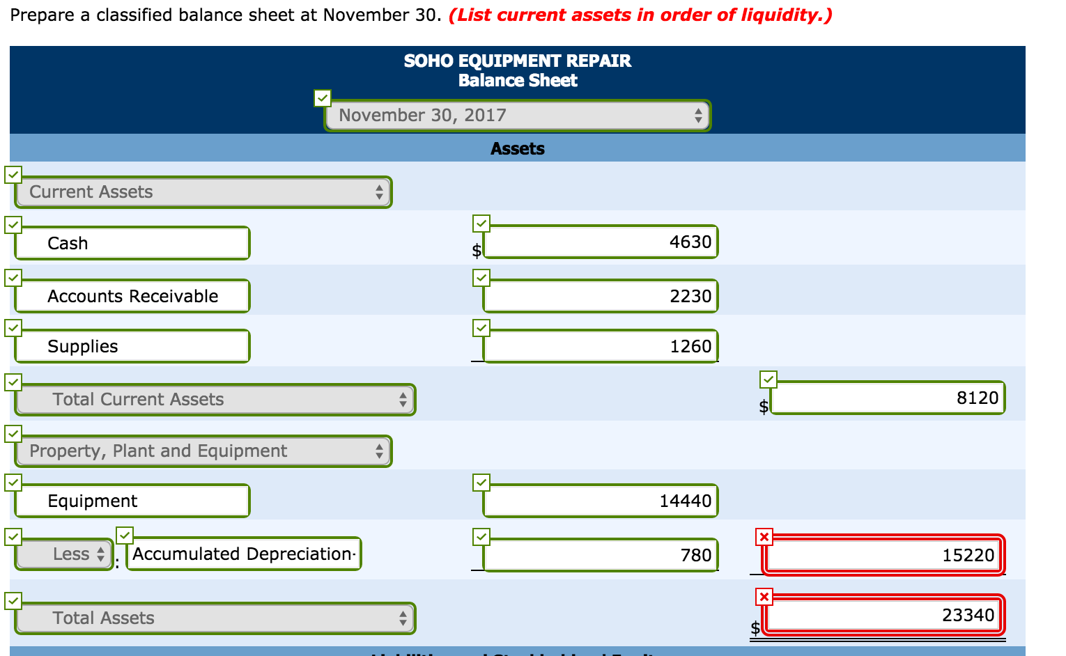 solved-prepare-a-classified-balance-sheet-at-november-30-chegg