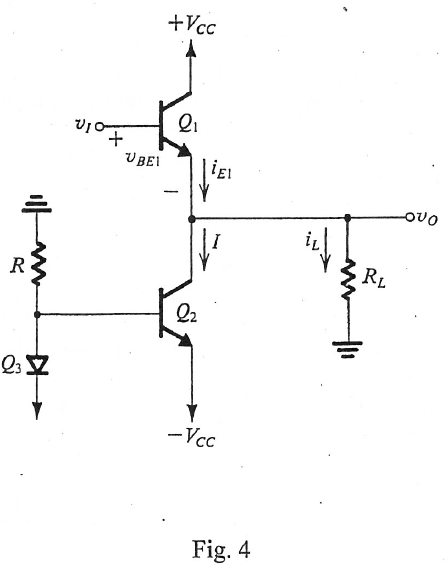 Solved An emitter follower using the circuit of Fig. 4 for | Chegg.com