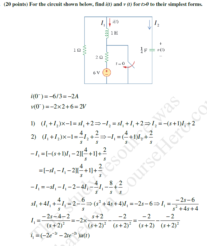 Solved I have the solution of this question but I don't | Chegg.com