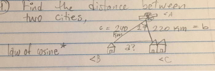 solved-find-the-distance-between-two-cities-law-of-cosine-chegg