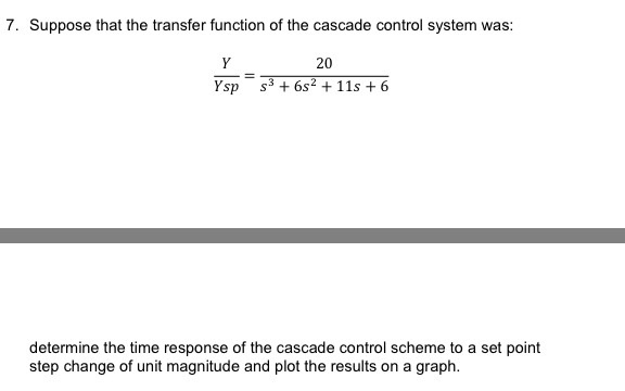 Solved Suppose that the transfer function of the cascade | Chegg.com