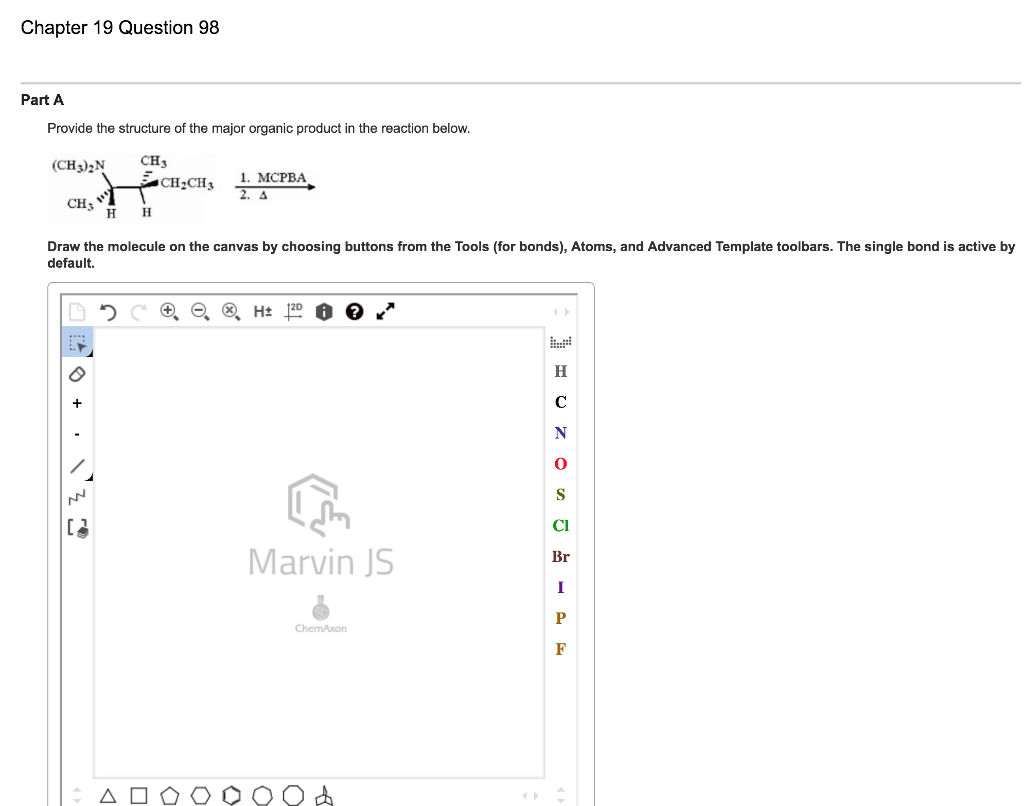 Solved Chapter 19 Question 62 Part A Provide the structure | Chegg.com