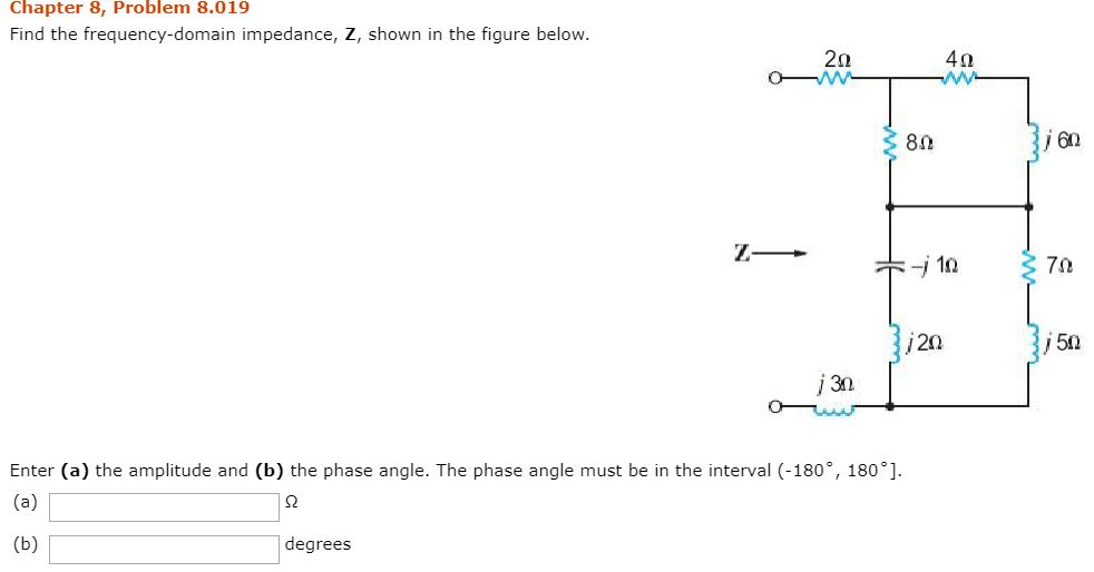 Solved Find the frequencydomain impedance, Z, shown in the