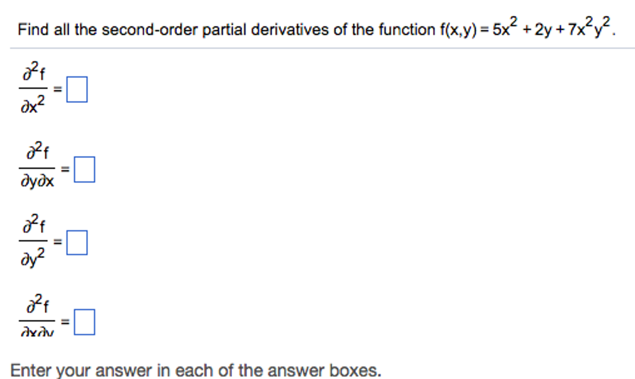 solved-find-all-the-second-order-partial-derivatives-of-the-chegg