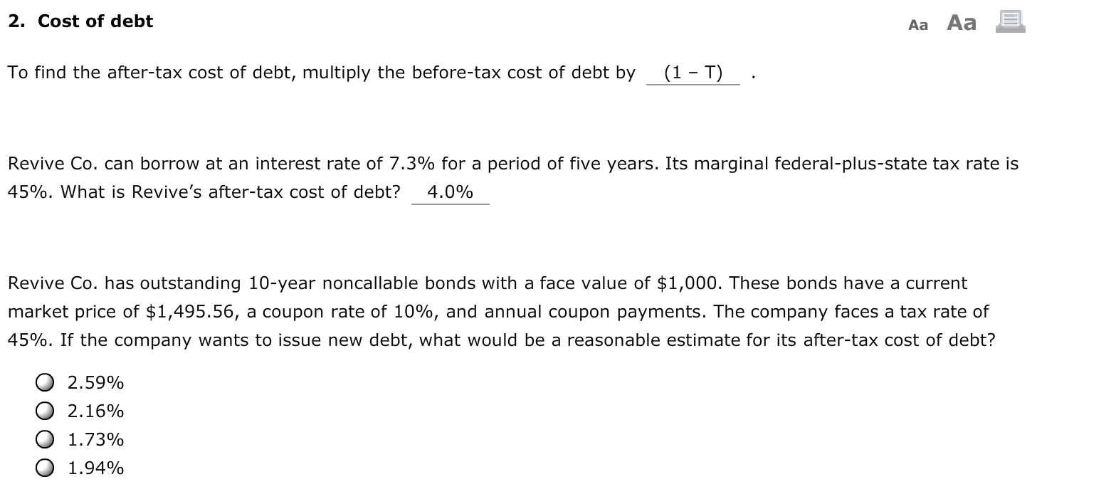 solved-to-find-the-after-tax-cost-of-debt-multiply-the-chegg