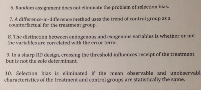 does random assignment reduce sampling error