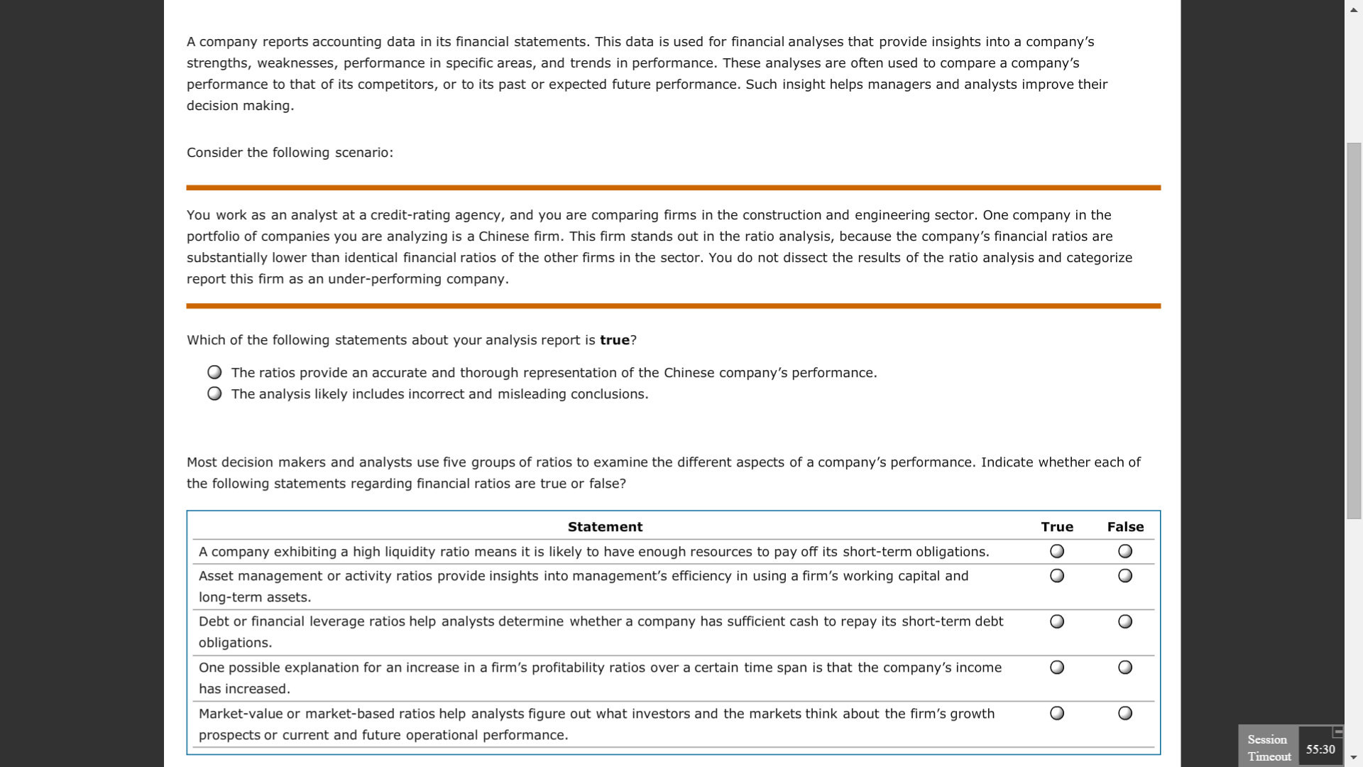 Solved A company reports accounting data in its financial | Chegg.com