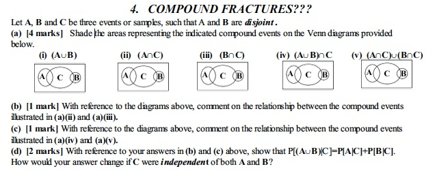 Solved Let A, B And C Be Three Events Or Samples, Such That | Chegg.com