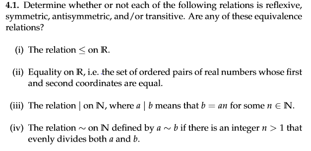 Solved Determine Whether Or Not Each Of The Following 2092