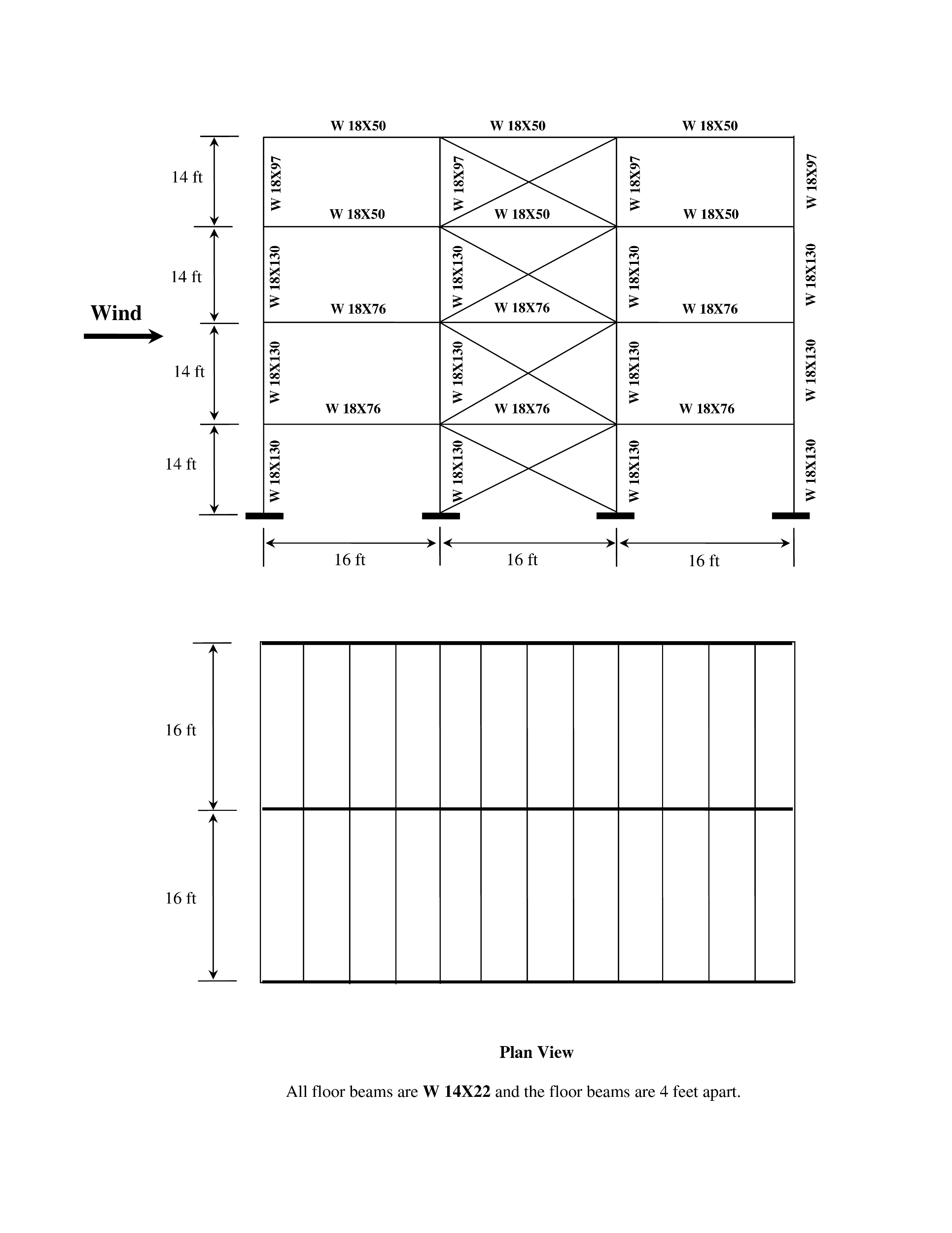 The floor system for each story in the building | Chegg.com