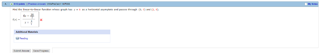 Solved Find the linear-to-linear function whose graph has y | Chegg.com