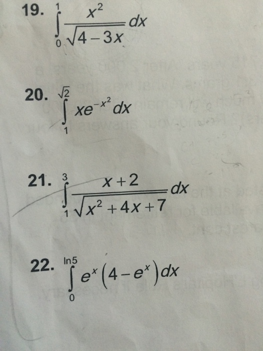 solved-19-integrate-limit-0-to-1-x-2-square-root-4-3x-dx-chegg