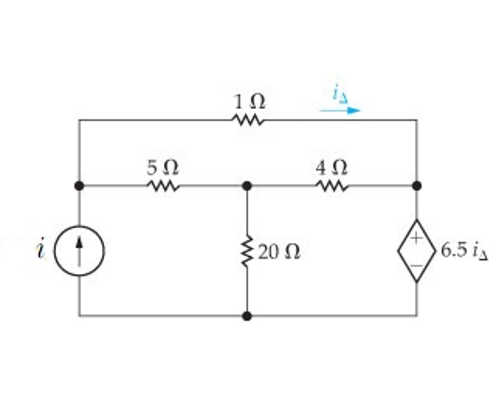 Solved Problem 4.46 Use the mesh-current method to find | Chegg.com