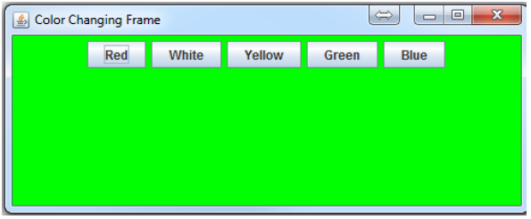 Solved for a java program: should have JFrame widow with | Chegg.com