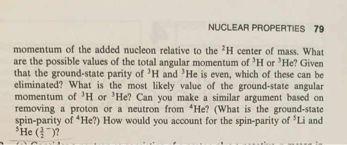 Solved I Want Answer This Question For Nuclear Physics. | Chegg.com