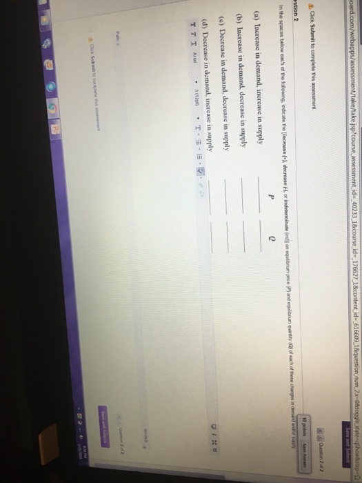 Solved In the spaces below each of the following, indicate | Chegg.com