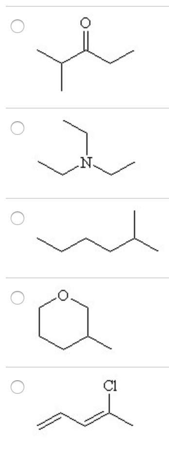 Solved Which of the following structures is consistent with | Chegg.com
