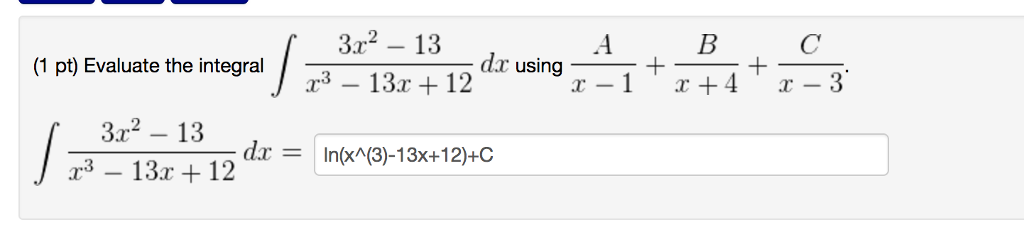 solved-evaluate-the-integral-integral-3x-2-13-x-2-13x-chegg