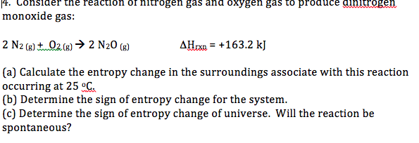 which physical state of nitrogen has the highest entropy