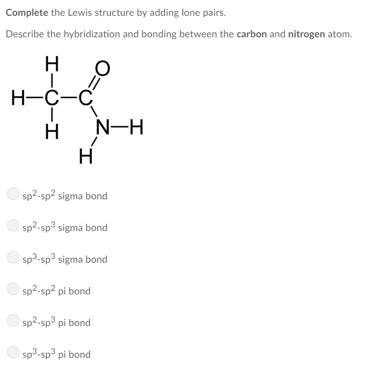 Solved Complete the Lewis structure by adding lone pairs. | Chegg.com