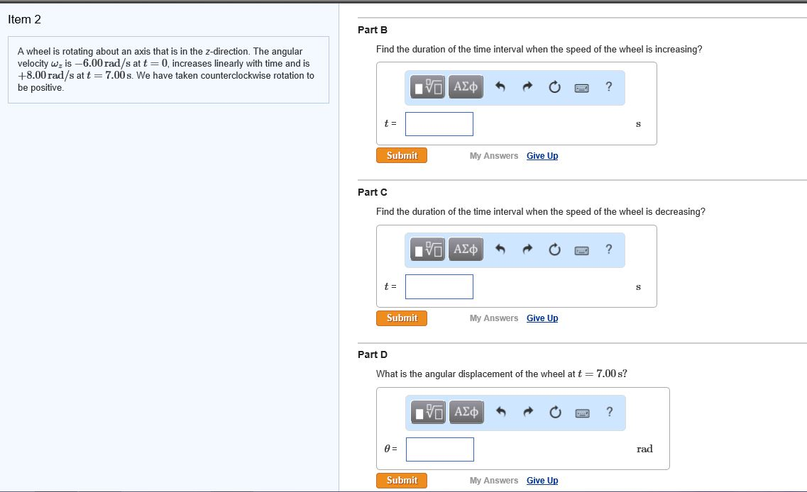 Solved A wheel is rotating about an axis that is in the | Chegg.com