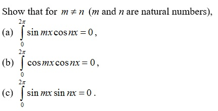 integral of sin mx cos nx from 0 to pi 2