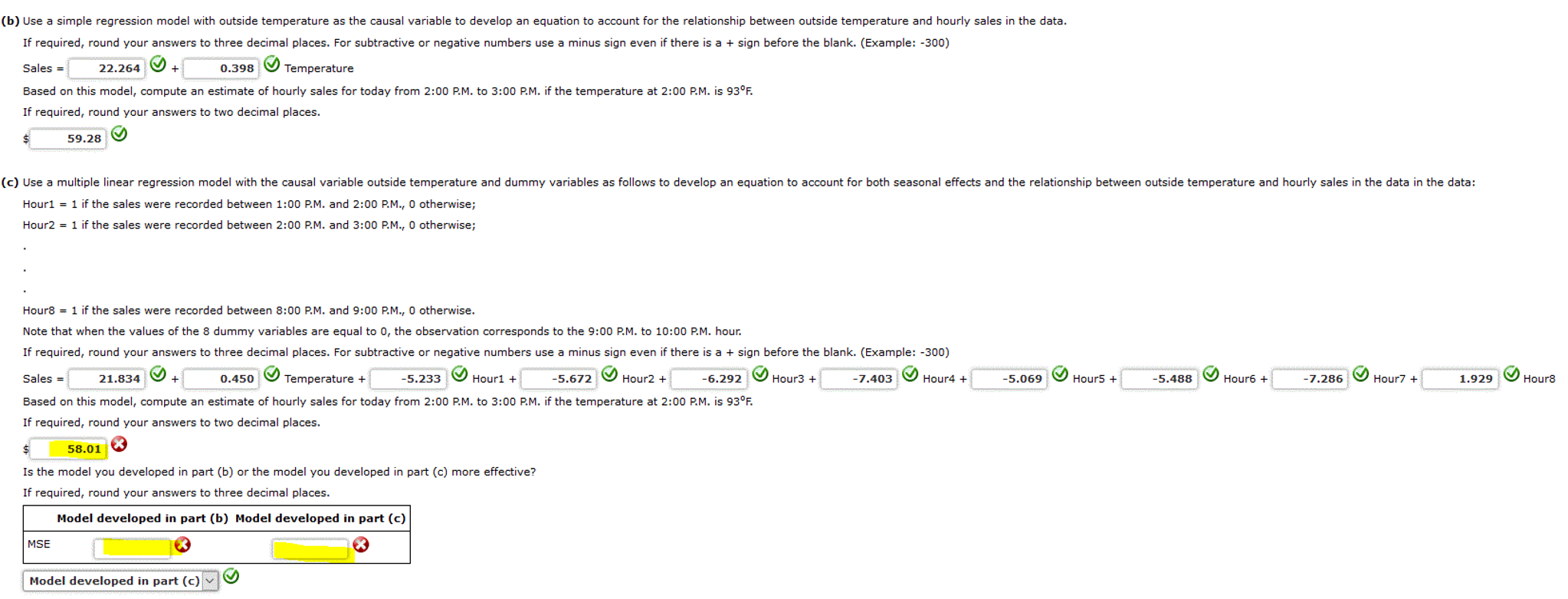 Solved Working on a problem and I'm stuck. I could use some | Chegg.com